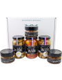 Coffret 2 Olives Nature + 1 Piment - 3 Spécialités de Tapenade Vertes H. de Provence, Amandes et Tomate