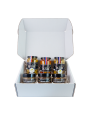 Coffret 2 Olives Nature + 1 Piment - 3 Spécialités de Tapenade Vertes H. de Provence, Amandes et Tomate